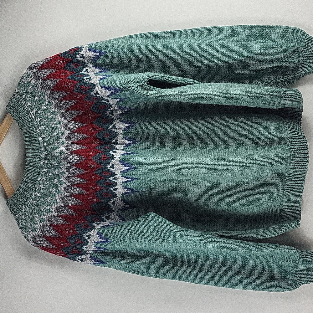 Handknit Fair Isle Sweater